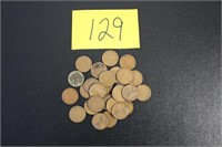 MIXED DATE WHEAT CENTS ($0.28 FACE VALUE)