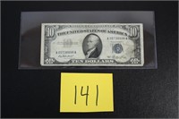 1953 $10 DOLLAR SILVER CERTIFICATE