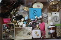 LARGE LOT OF MIXED COSTUME JEWELRY (SOME SIGNED)