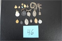 RELIGOUS ST CHARMS (SOME STERLING)