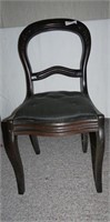 Walnut Victorian dining chair