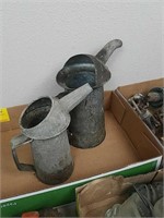 Metal oil pitchers