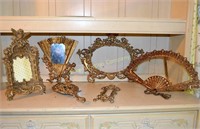 Brass Rococo style picture/mirror frames