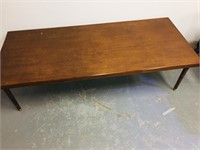 retro oak coffee table