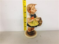 5 inch Hummel girl with flowers/ basket