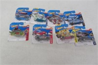 Lot of (8) Hotwheels Toy Cars