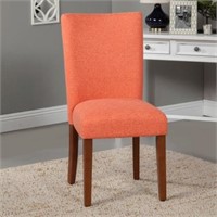 Classic Parsons Dining Chair – Orange