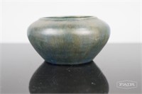Green and Blue Matte Pottery Bowl