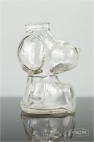 Snoopy Vintage Glass Bank