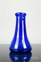 Cobalt Blue Glass Vase- Signed