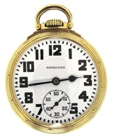 Hamilton 950 23 Jewel Elinvar Pocket Watch