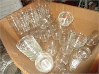Box of Assorted High Ball Glasses