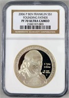 2006 P Ben Franklin Proof Coin Or Medal