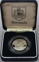 1988 Bermuda Silver Proof Dollar