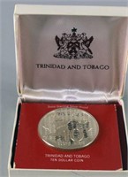 1973 Trinidad And Tobago Silver Proof Coin