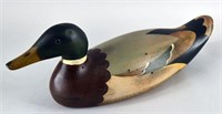Duck Unlimited Tom Taber Carved Wood Decoy