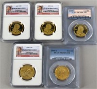 Usa Sacagawea $1 Proof Coins Ngc Pf69