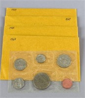 1968 & 1969 Canadian Uncirculated Coin Sets