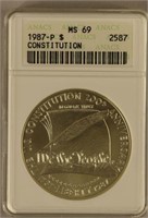 1987 P 200th Anniversary Constitution Coin