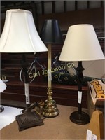 LOT OF 3 LAMPS
