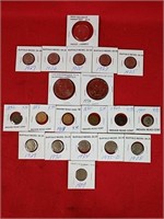Twenty Miscellaneous Coins