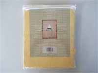 2 WholeHome Yellow 2 Tier Curtain Set 54" x 24"