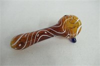 "As Is" 5-Inch Multicolor Pipe Amber