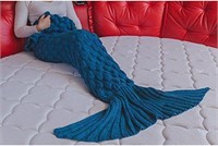 Cokle Mermaid Tail Blanket Adult Knit Crochet