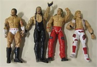 Lot Of 4 WWE Wrestlers Jakks Pacific