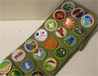 Boy Scouts Sash w/ Pins & Badges