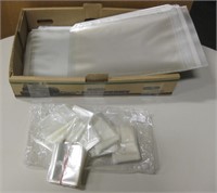Box Of Sheet Protectors, Jewelry Bags / Coin Bags