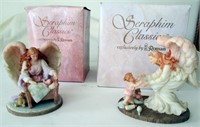 2 Seraphin Angels In Original Box