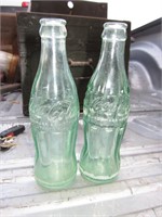 2 VTG Coke Bottles Marked Amarillo, TX