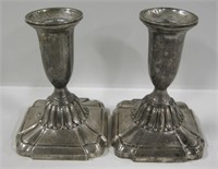 2 - 5" Sterling Silver TOWLE Candle Stick Holders