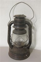 Vtg Dietz No. 2 D-Lite Kerosene Lantern - 13" Tall