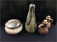 LOT of 4 Ceramic Pots