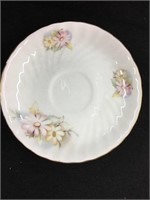 LOT of 4 Small Floral Saucers