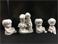 LOT of 4 Children Figurines