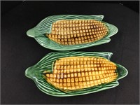 Corn Shaped Ceramic Dishes