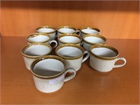 Glazed Stoneware Ceramic Teacups