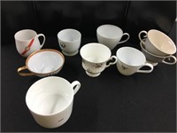 LOT of 9 Vintage Teacups