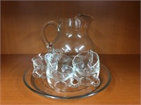 Pitcher Cups and Tray