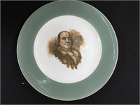 LOT of 2 Benjamin Franklin Plates