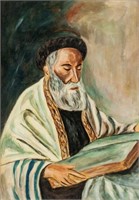 Jewish Orthodox Rabbi Scholar Portrait OOC