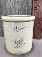 5 gallon Western Stoneware Co. crock