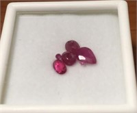 92J- genuine ruby 1.5ct gemstones $200