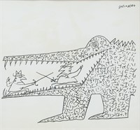 Attr. SAUL STEINBERG American 1914-1999 Ink