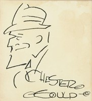 Attr. CHESTER GOULD American 1900-1985 ink paper