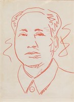 Attr. ANDY WARHOL American 1928-1987 Ink on Paper