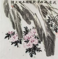 Attr. LIU GUOZHU Chinese b.1960 Watercolor Scroll